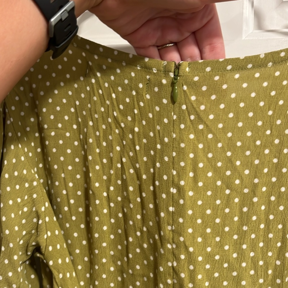 Faithfull the Brand Sophia Mini Dress Belmont Dot Print Dress US Size 4/Small - Picture 11 of 11